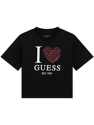 GUESS | Mädchen T-Shirt | schwarz